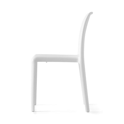 product image for bayo optic white polypropylene chair by connubia cb19830000940000000000a 3 4