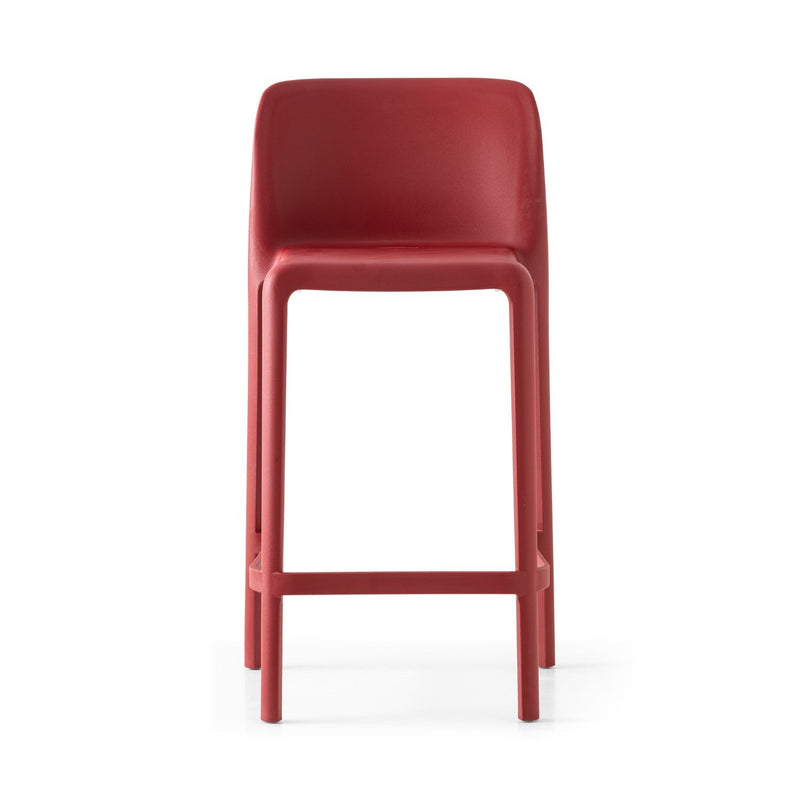 media image for bayo oxide red polypropylene counter stool by connubia cb198400003l0000000000a 2 217