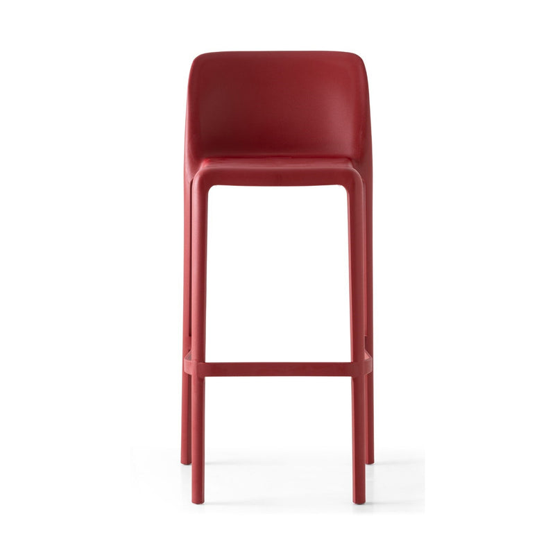 media image for bayo oxide red polypropylene bar stool by connubia cb198500003l0000000000a 2 242