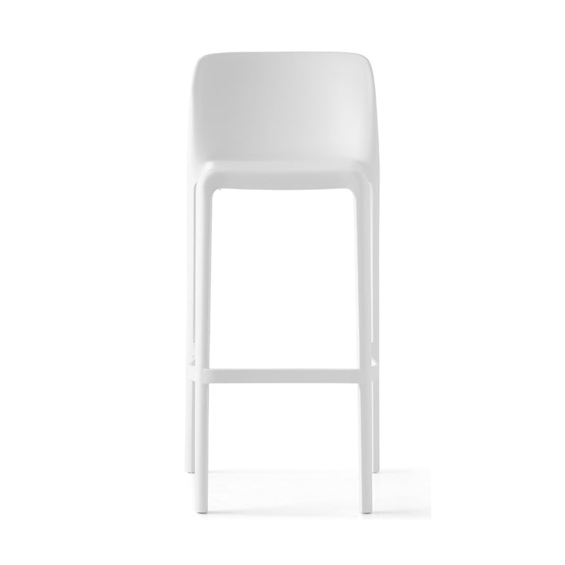 media image for bayo optic white polypropylene bar stool by connubia cb19850000940000000000a 2 210