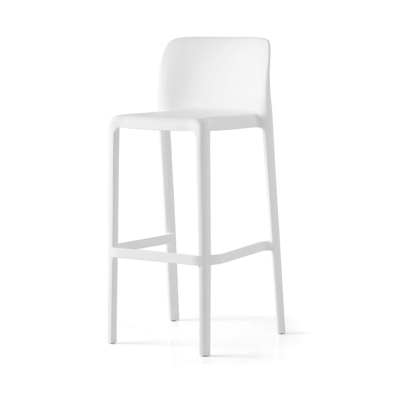 media image for bayo optic white polypropylene bar stool by connubia cb19850000940000000000a 1 253