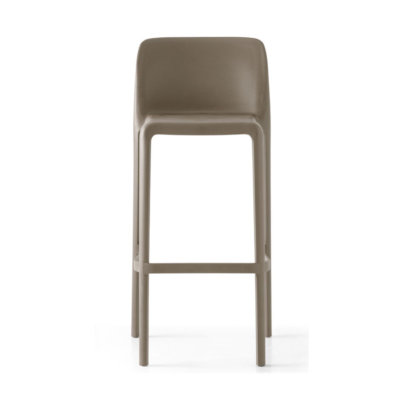 media image for bayo taupe polypropylene bar stool by connubia cb19850009000000000000a 2 262
