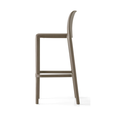 product image for bayo taupe polypropylene bar stool by connubia cb19850009000000000000a 3 78