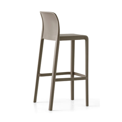 product image for bayo taupe polypropylene bar stool by connubia cb19850009000000000000a 4 51