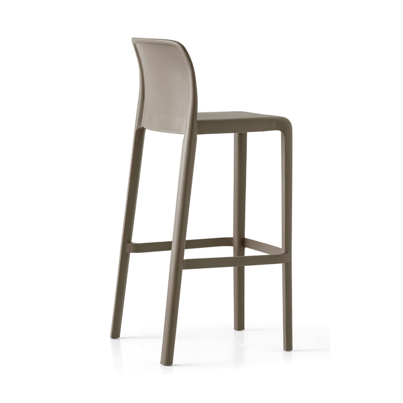 media image for bayo taupe polypropylene bar stool by connubia cb19850009000000000000a 4 263