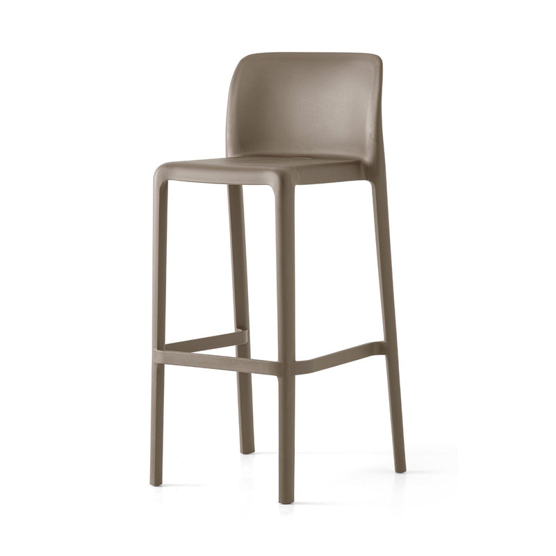 media image for bayo taupe polypropylene bar stool by connubia cb19850009000000000000a 1 296