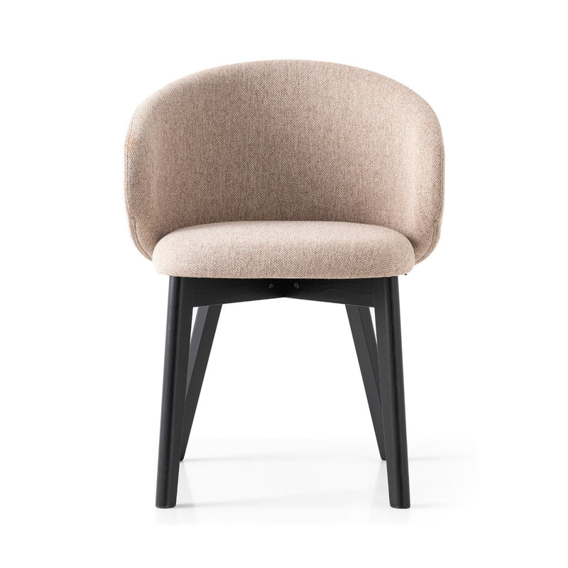 media image for tuka graphite beechwood armchair with wood legs by connubia cb2117000132slb00000000 6 271