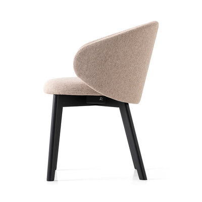 product image for tuka graphite beechwood armchair with wood legs by connubia cb2117000132slb00000000 7 33