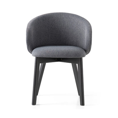 product image for tuka graphite beechwood armchair with wood legs by connubia cb2117000132slb00000000 2 94