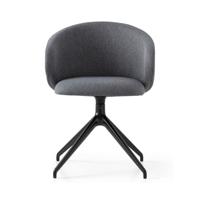 product image for tuka black aluminum swivel chair by connubia cb2127000015slb00000000 2 77