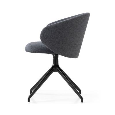 product image for tuka black aluminum swivel chair by connubia cb2127000015slb00000000 3 74