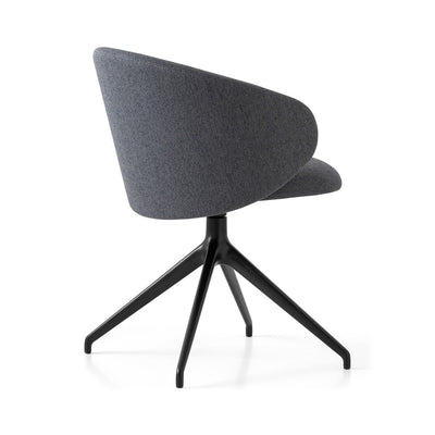 product image for tuka black aluminum swivel chair by connubia cb2127000015slb00000000 4 72