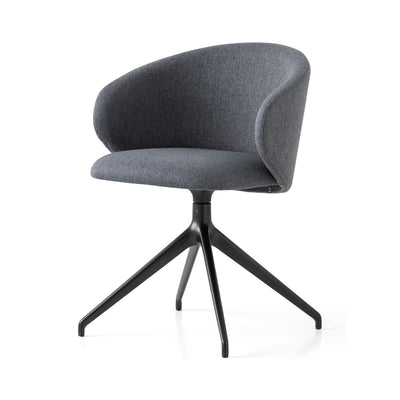 product image of tuka black aluminum swivel chair by connubia cb2127000015slb00000000 1 563