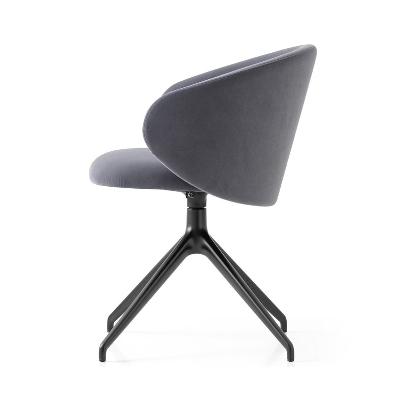 media image for tuka black aluminum swivel chair by connubia cb2127000015slb00000000 15 278