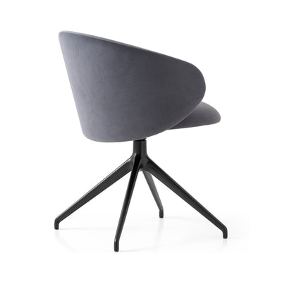 product image for tuka black aluminum swivel chair by connubia cb2127000015slb00000000 16 89