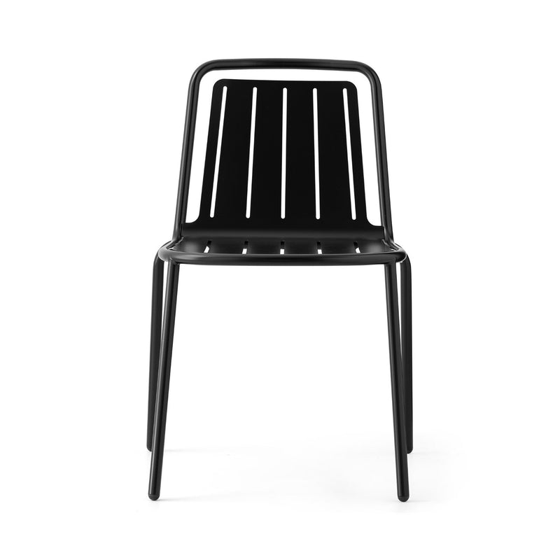 media image for easy matt black metal chair by connubia cb213101001501500000000 2 250