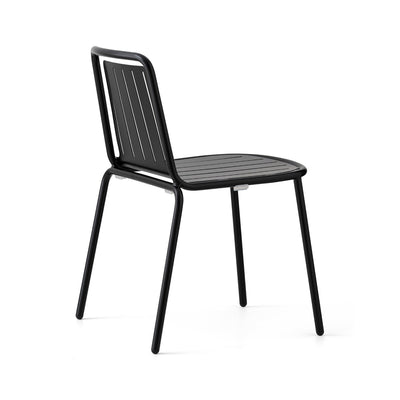 product image for easy matt black metal chair by connubia cb213101001501500000000 4 7