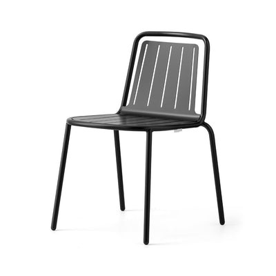 product image of easy matt black metal chair by connubia cb213101001501500000000 1 573