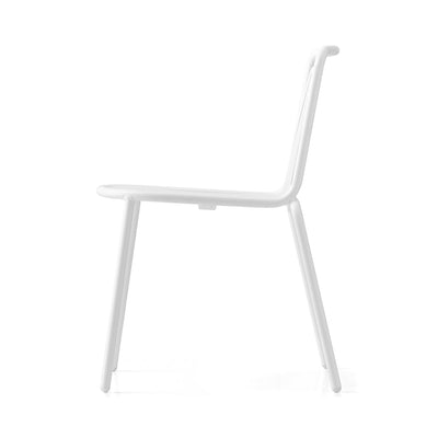 product image for easy matt optic white metal chair by connubia cb213101009409400000000 3 54