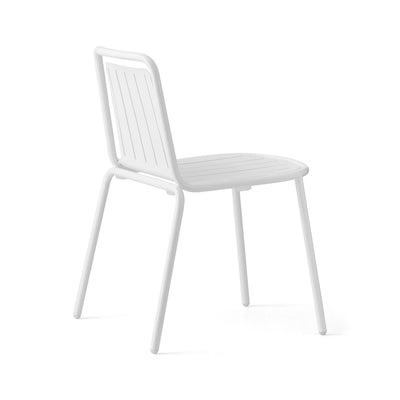 product image for easy matt optic white metal chair by connubia cb213101009409400000000 4 37