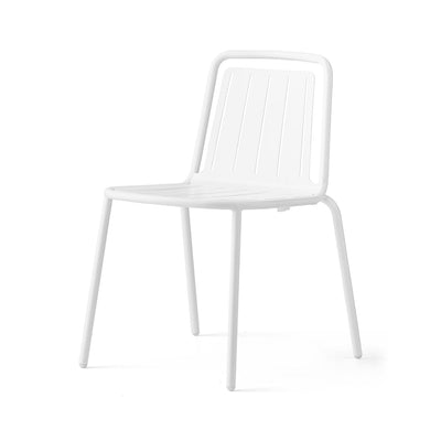 product image of easy matt optic white metal chair by connubia cb213101009409400000000 1 592