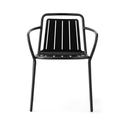 product image for easy matt black metal armchair by connubia cb213201001501500000000 2 76