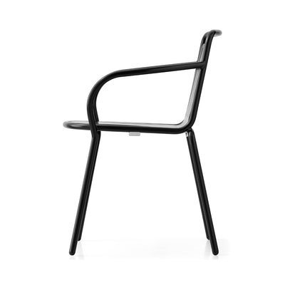 product image for easy matt black metal armchair by connubia cb213201001501500000000 3 12