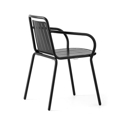 product image for easy matt black metal armchair by connubia cb213201001501500000000 4 8