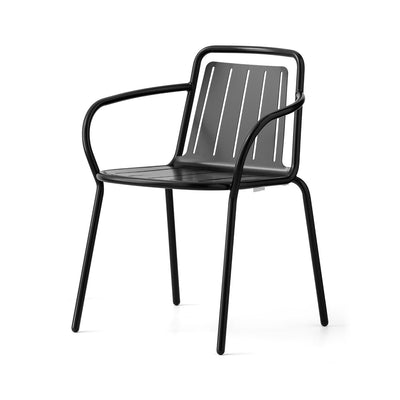 product image of easy matt black metal armchair by connubia cb213201001501500000000 1 559