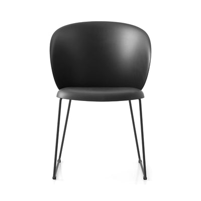 product image for tuka black metal chair by connubia cb213300001509400000000 26 56