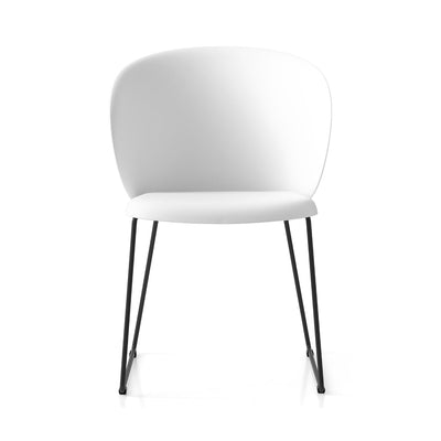 product image for tuka black metal chair by connubia cb213300001509400000000 2 85