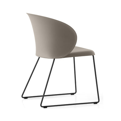 product image for tuka black metal chair by connubia cb213300001509400000000 36 18