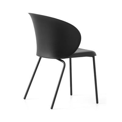 product image for tuka black metal chair by connubia cb213300001509400000000 8 33