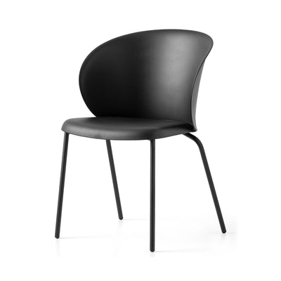 product image for tuka black metal chair by connubia cb213300001509400000000 5 81