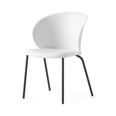 product image for tuka black metal chair by connubia cb213300001509400000000 13 50