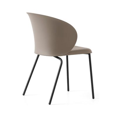 product image for tuka black metal chair by connubia cb213300001509400000000 20 69