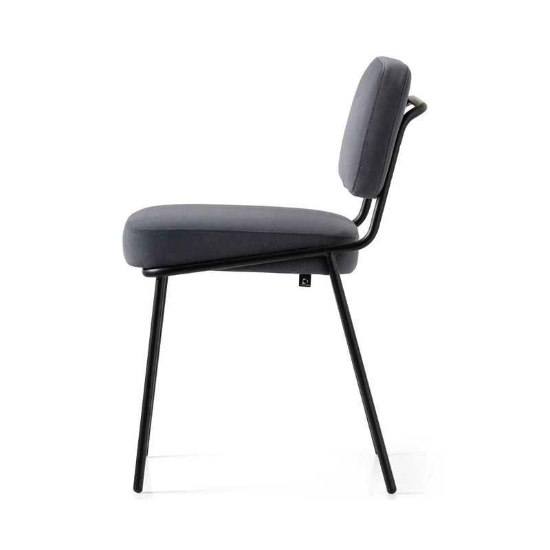 media image for sixty black metal chair by connubia cb2138000015slb00000000 23 221