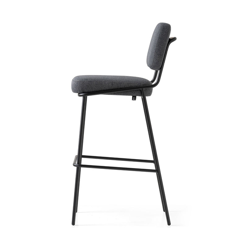 media image for sixty black metal bar stool by connubia cb2140000015slb00000000 3 283