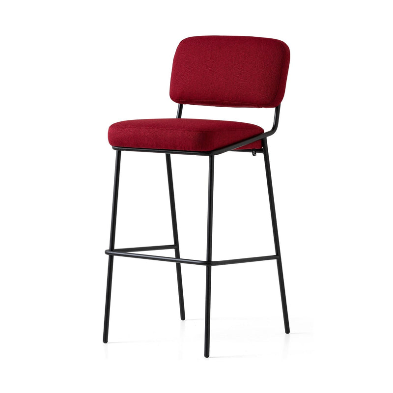 media image for sixty black metal bar stool by connubia cb2140000015slb00000000 5 297