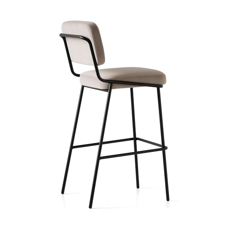 media image for sixty black metal bar stool by connubia cb2140000015slb00000000 32 274