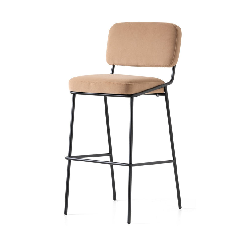 media image for sixty black metal bar stool by connubia cb2140000015slb00000000 9 215