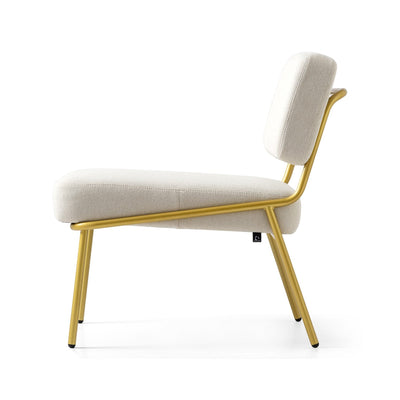 product image for sixty painted brass metal lounge chair by connubia cb350900033lslb00000000 11 16