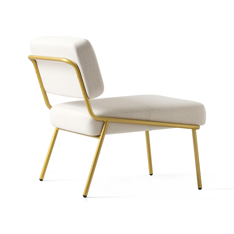 media image for sixty painted brass metal lounge chair by connubia cb350900033lslb00000000 12 295