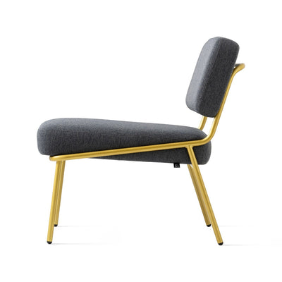 product image for sixty painted brass metal lounge chair by connubia cb350900033lslb00000000 3 98