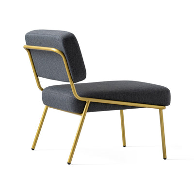 product image for sixty painted brass metal lounge chair by connubia cb350900033lslb00000000 4 55