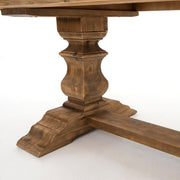 castle dining table in bleached pine 3