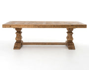castle dining table in bleached pine 5