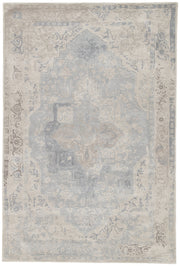 bronde medallion rug in gray morn steeple gray design by jaipur 1