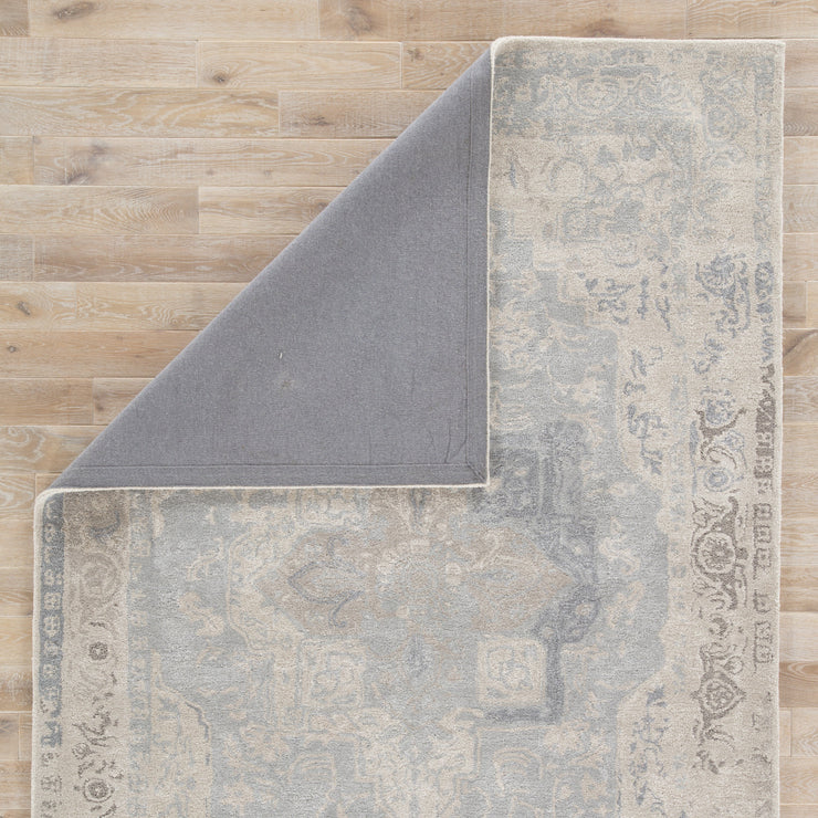 bronde medallion rug in gray morn steeple gray design by jaipur 3