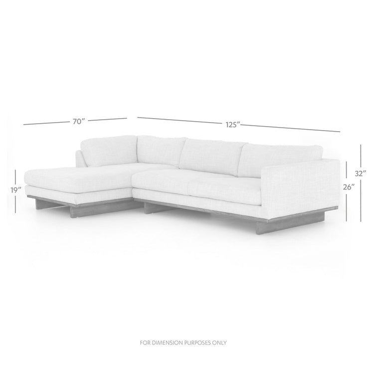 everly 2 piece sectional by Four Hands 25